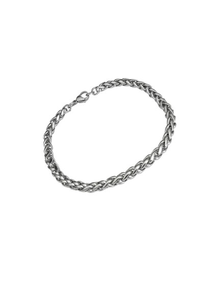 Silver Plated Chain Bracelet By Menjewell 